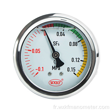 Gauge de pression de contact électrique 4 &quot;avec connexion inférieure